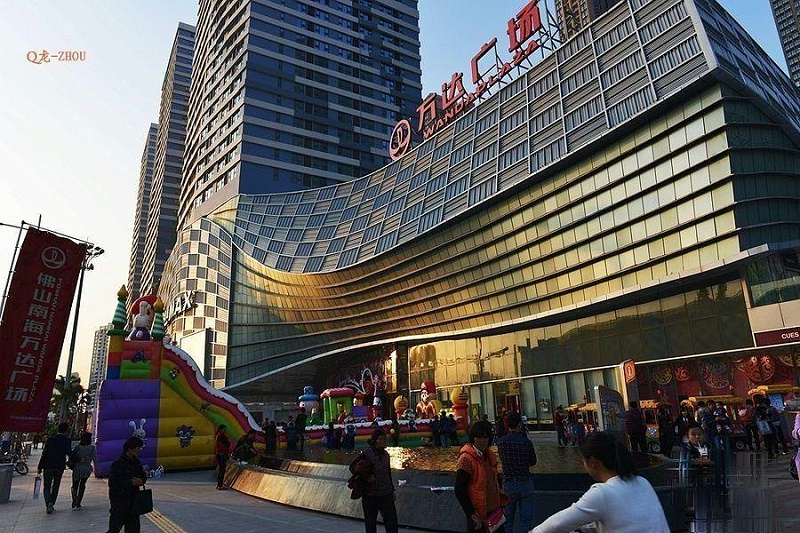 旋噴攪拌加勁樁：佛山南海萬達(dá)廣場(chǎng)