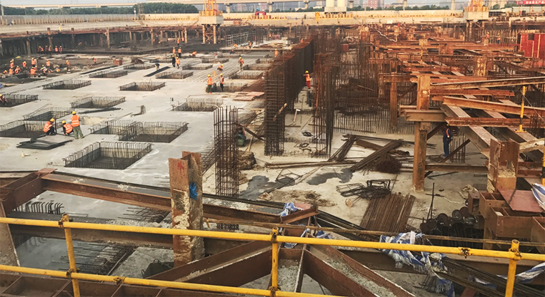 魚腹梁鋼支撐施工