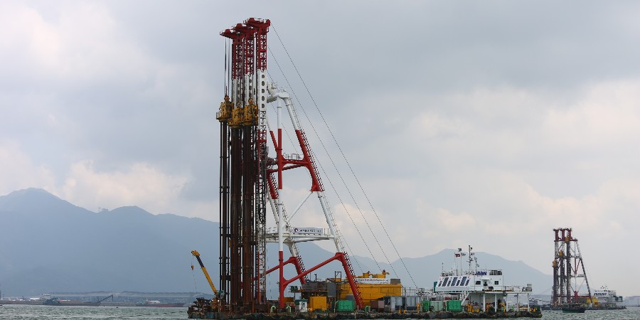 水上DCM、PVD：香港國際機場第三跑道