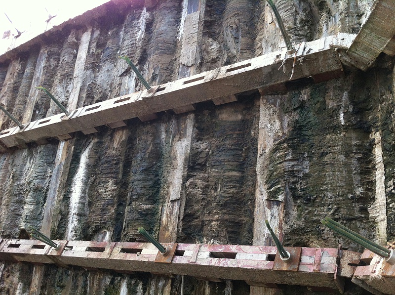 加勁樁現(xiàn)場(chǎng)