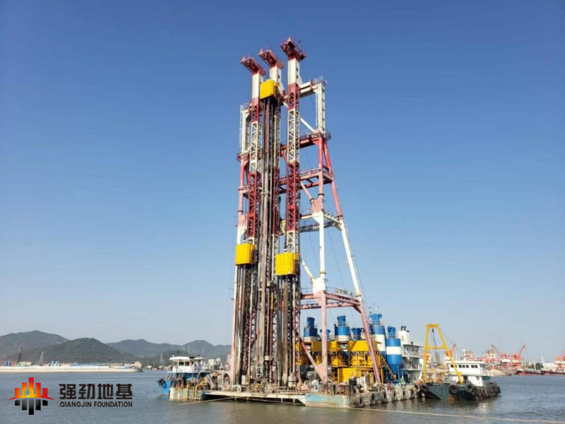 水上DCM施工照片