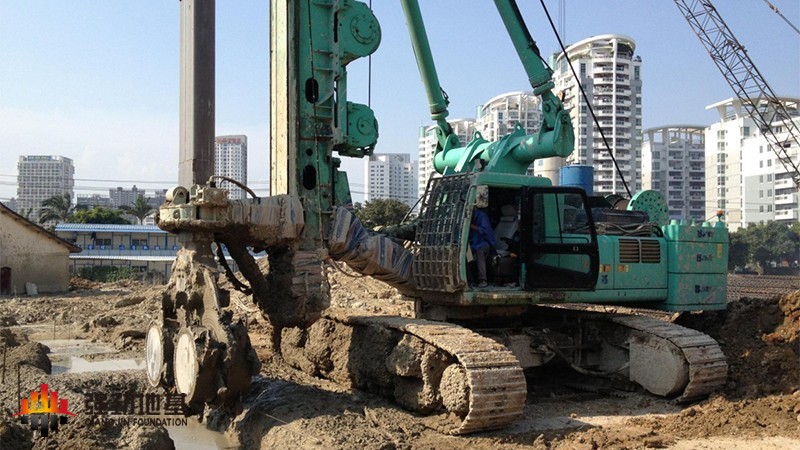 雙輪銑水泥土截滲墻