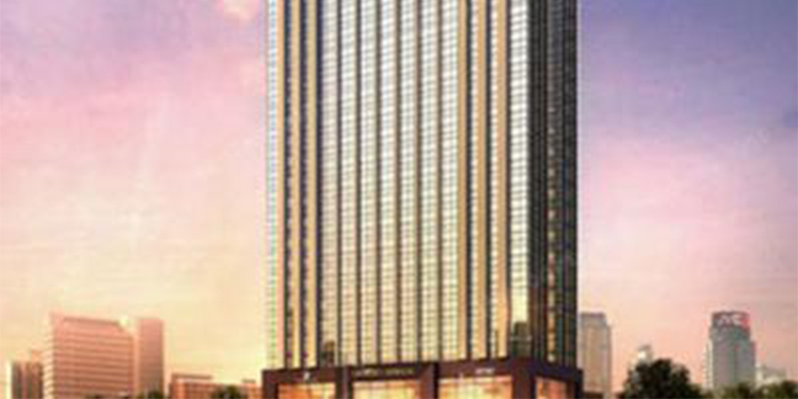 預(yù)應(yīng)力魚腹式基坑鋼支撐：東營福麒大廈