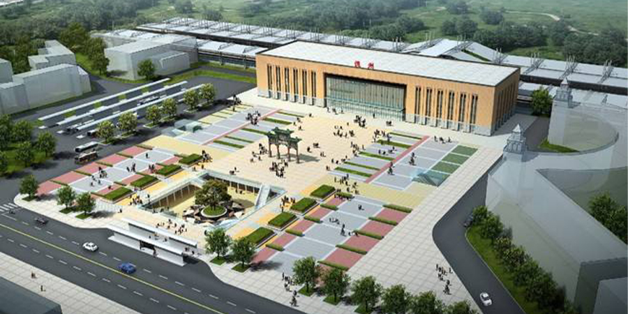 加勁樁：德州市火車站廣場地下人防工程