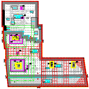 基坑圍護(hù)平面布置圖