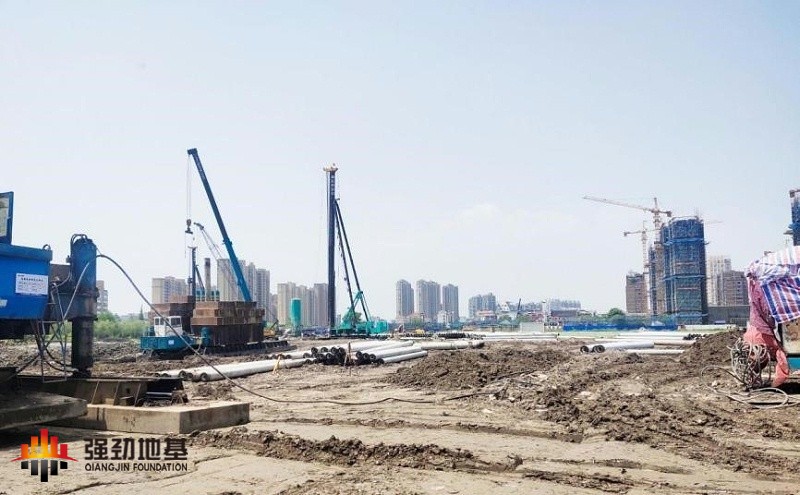 工程樁施工場地