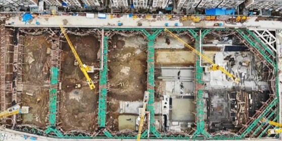 強(qiáng)勁地基分享基坑工程知識(shí)點(diǎn)：預(yù)應(yīng)力魚(yú)腹式基坑鋼支撐