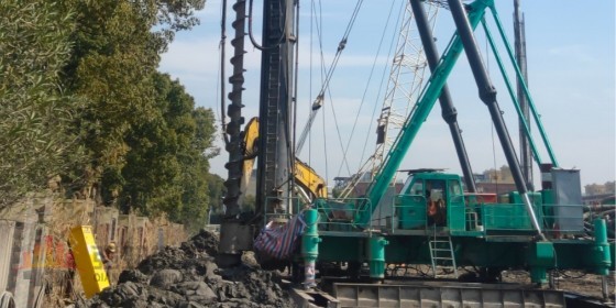 注漿擠擴(kuò)鉆孔灌注樁工藝原理