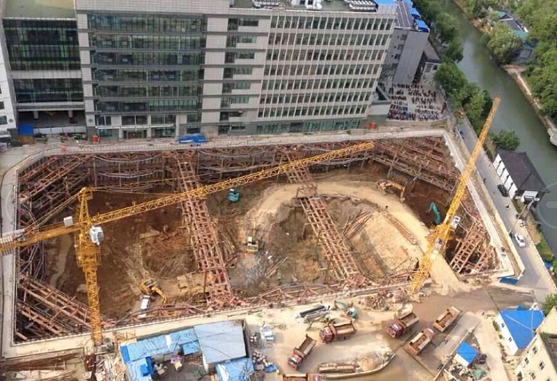 鎮(zhèn)江人民醫(yī)院深基坑支護(hù)工程