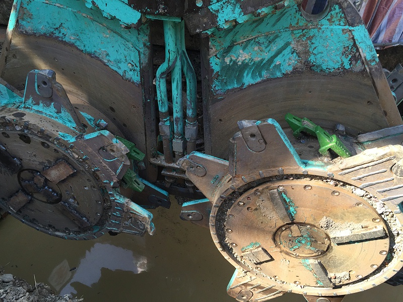 CSM工法現(xiàn)場(chǎng)