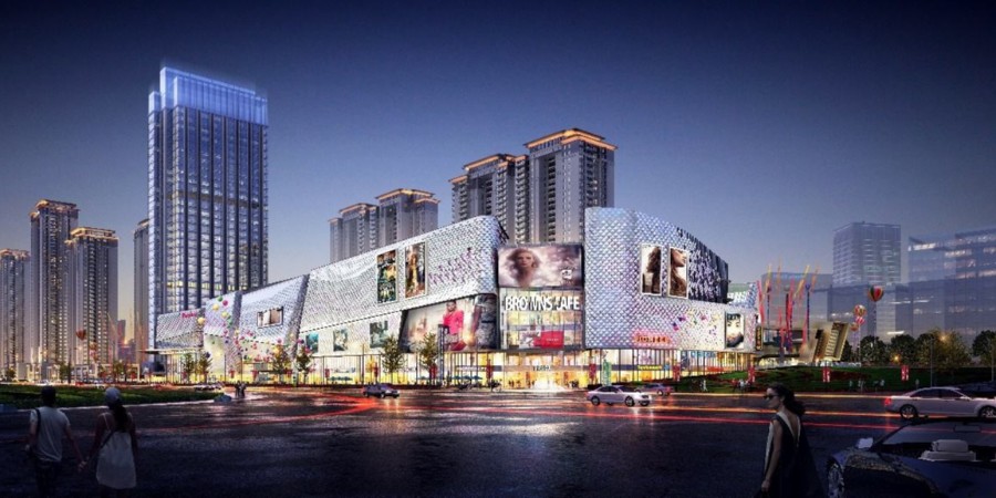 大型基坑工程、灌注樁、旋噴樁、加勁樁：昆明呈貢吾悅廣場