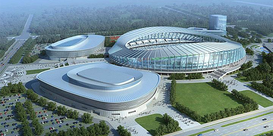 抗浮樁：江蘇宿遷運河文化體育會展中心