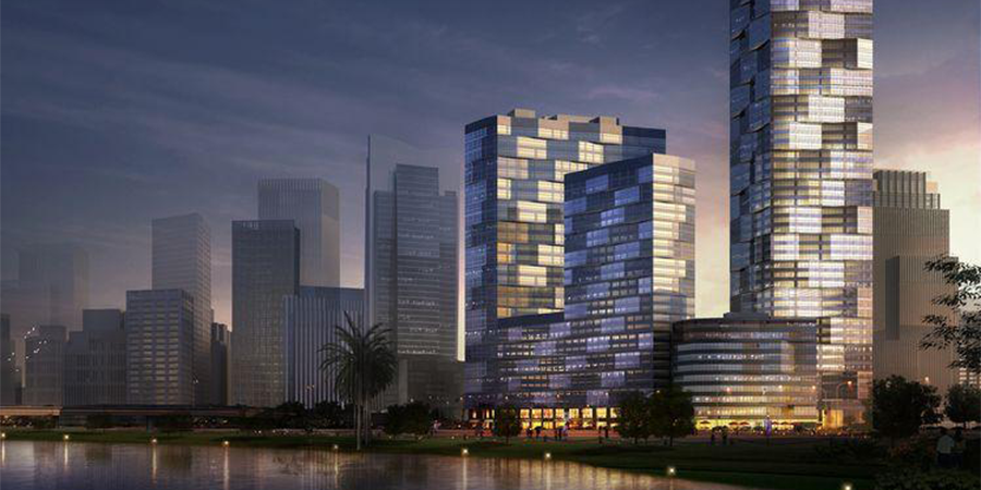 三軸攪拌樁：天津中惠熙元廣場(chǎng)